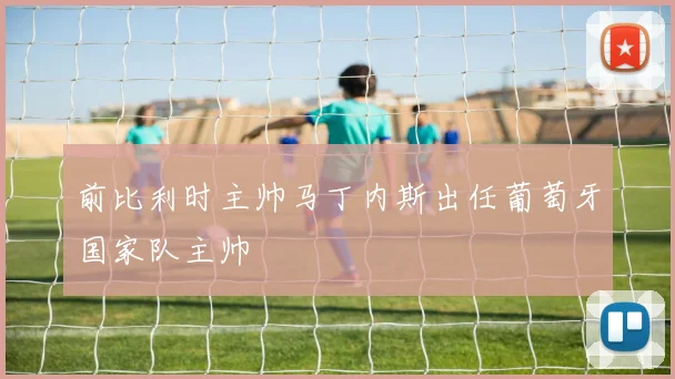 前比利时主帅马丁内斯出任葡萄牙国家队主帅